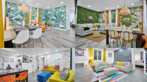 Vacay Spot Wynwood Fun 8 to 28 Guests 4 Kitchens 2 BBQ, Patio vibes, Prime LOC! 6 blocks away from Bars, Nite Clubs, Res, Shops